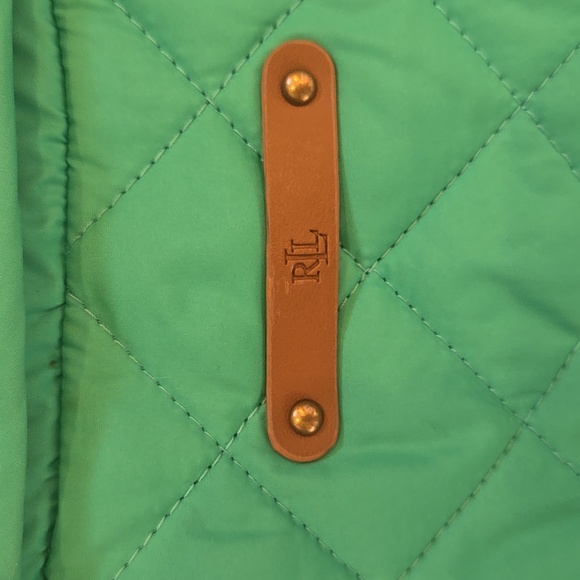 New Lauren Ralph Lauren Sunset Green Quilted Jacket - Picture 11 of 15